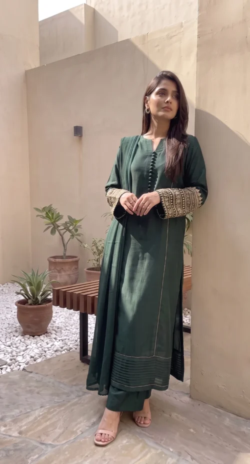 Green Rawsilk collection