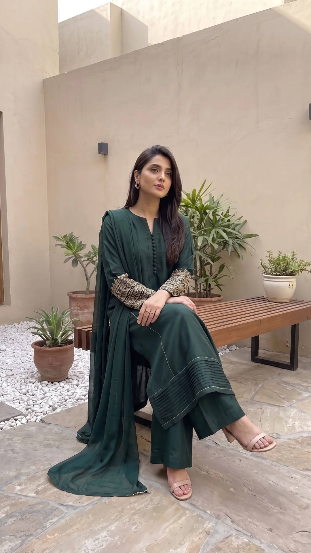 Rawsilk Green by Naureen Jamal