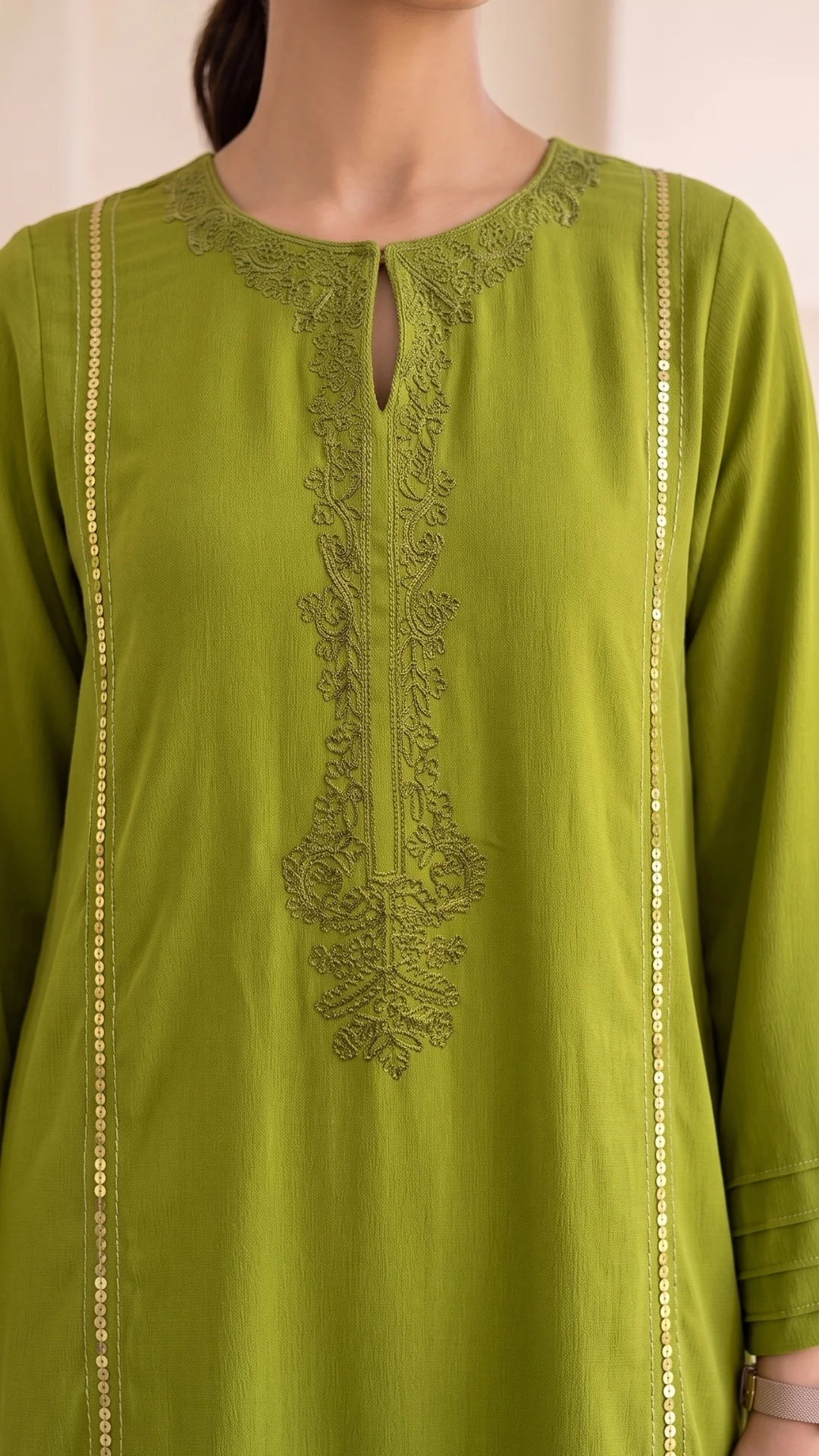 Lime Coord set Pakistani Wear