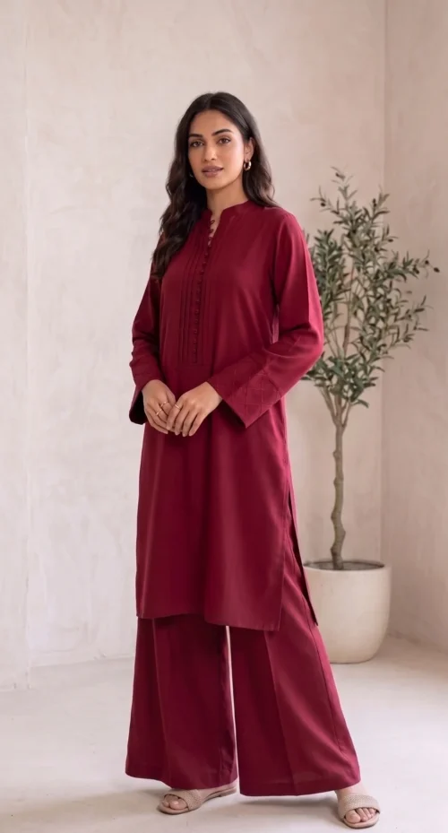 Red Coords Pakistani Fashion