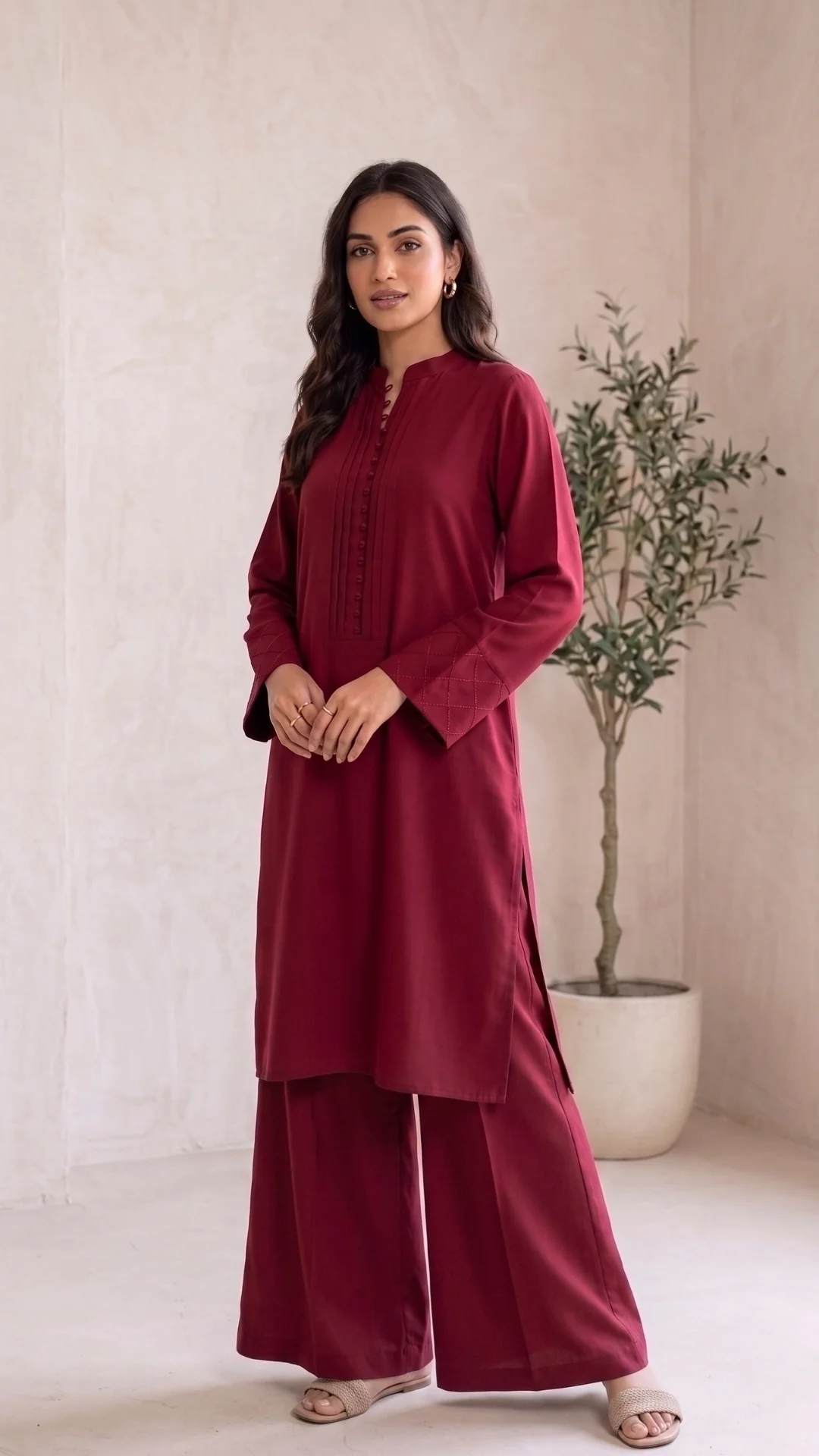 Red Coords Pakistani Fashion