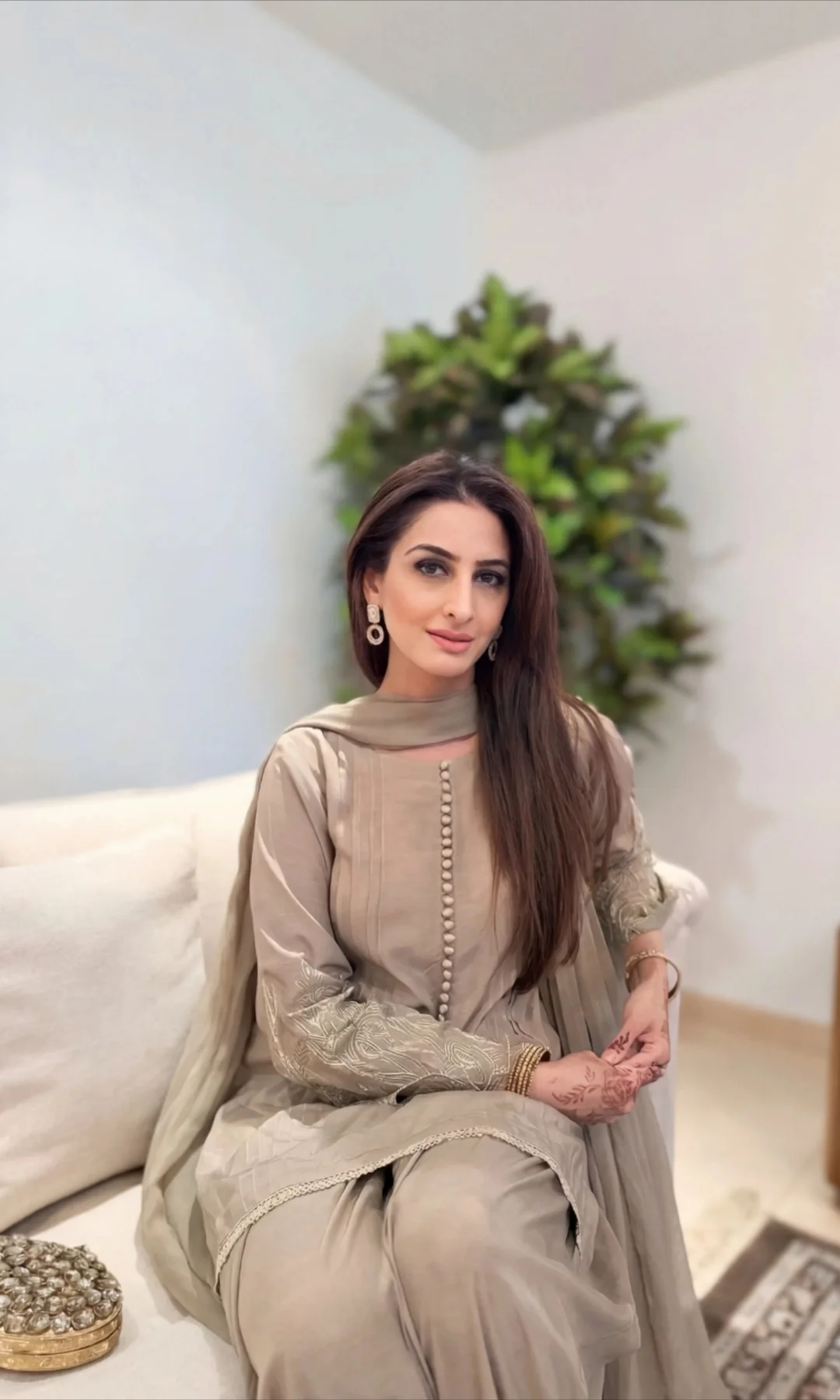 Sehar Chugtai wearing Naureen Jamal