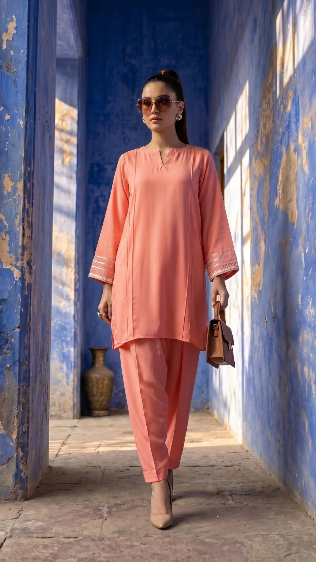 Pink Linen Summer wear