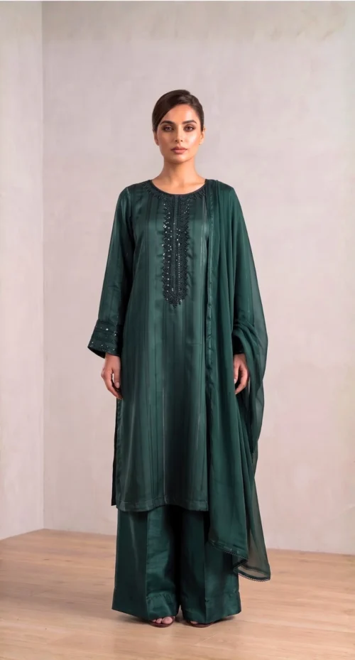Elephant Raw Silk Pakistani fashion wear