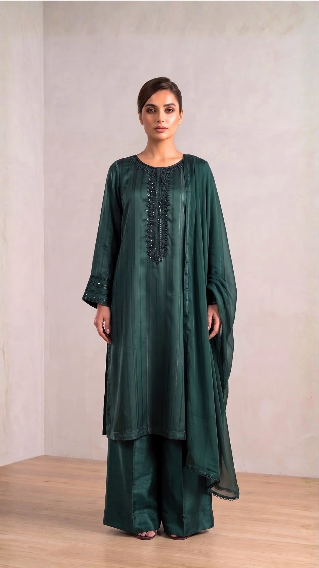 Elephant Raw Silk Pakistani fashion wear