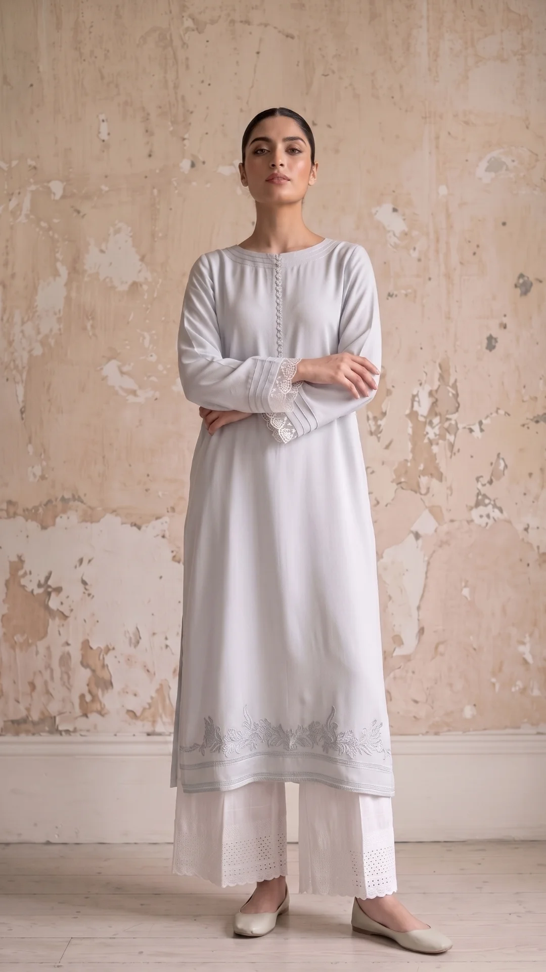 Sky blue linen by NJ