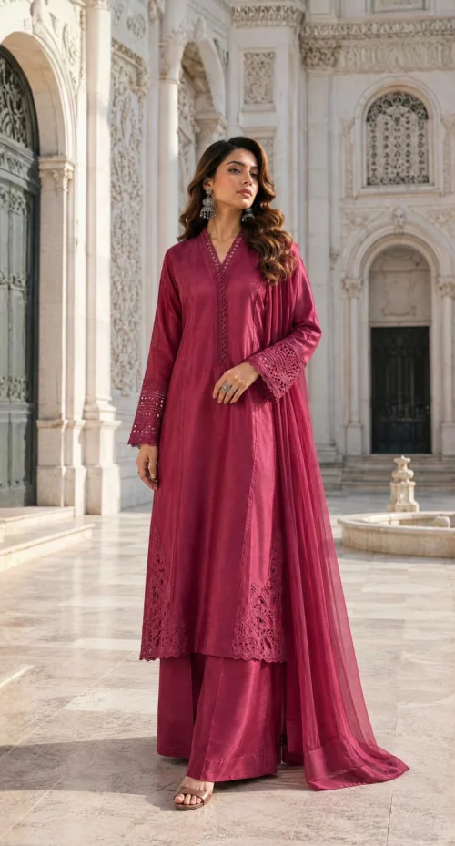 Blush Pink Eid collection 2027 Roselle