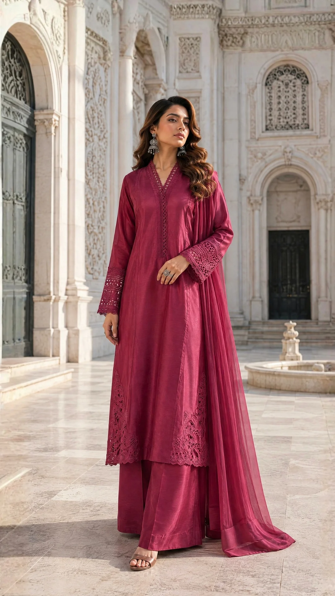 Blush Pink Eid collection 2027 Roselle